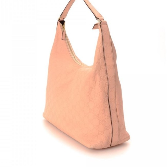 GUCCI GG SOFT PINK GUCCISIMA HOBO BAG - Picture 2 of 8